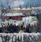 ‡ S JARVIS oil on canvas - entitled verso 'Fox Lane', signed and dated '06Dimensions: 40 x