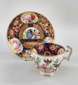 SWANSEA PORCELAIN JAPAN TEACUP & SAUCER circa 1817-1820, Pattern No.219Provenance:private collection