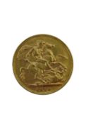 EDWARD VII GOLD SOVEREIGN, 1910