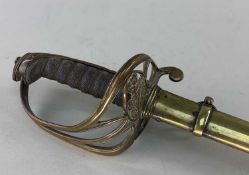 VICTORIAN ARTILLERY OFFICER'S SWORD, J. B. Johnstone, Sackville Street, London & Dublin, with VR &