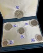 EDWARD VII 1902 BELIEVED PROOF SET, comprising Crown, Half Crown, Florin, 2 x Shilling, Sixpence and