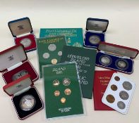 ROYAL MINT PROOF SETS & COMMEMORATIVE COINS, to include proof coin set East Caribbean currency