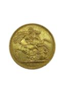 VICTORIAN GOLD SOVEREIGN, 1894, Veiled (Old) head, 7.9gms, with MDM Certificate of Authenticity