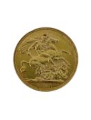 GEORGE V GOLD SOVEREIGN, 1912, 8.0gms Provenance: private collection Swansea, consigned via our