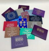 GREAT BRITAIN & NORTHERN IRELAND ROYAL MINT PROOF YEAR SETS x 16, comprising 1970 (pre decimal x 6),