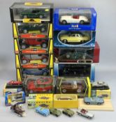 DIECAST VEHICLES - boxed Burago Scale 1/18 (4), seven other similar boxed models, also, Vanguard and