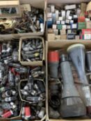 RADIO VALVES - a large collection including many boxed, also, assorted other components including