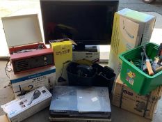 HIFI EQUIPMENT & HOUSEHOLD ITEMS - to include Sony HMK-20 music system, Sony flatscreen tv,