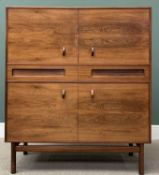 MACINTOSH ROSEWOOD MID-CENTURY BUFFET SIDEBOARD, 129cms H, 112cms W, 46cms D