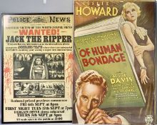 REPRODUCTION VINTAGE POSTERS - 'The Illustrated Police News - Wanted Jack the Ripper', overall 74