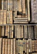 18TH CENTURY & OTHER ANTIQUARIAN LEATHERBOUND BOOKS - a mixed quantity, titles include 'The