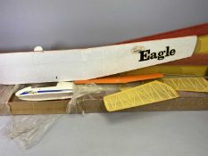 SLINGSBY EAGLE KIT AEROPLANE - pre-built but now disassembled with original instructions