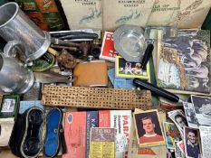 AN INTERESTING SELECTION OF COLLECTABLES to include cigarette card albums with contents, various