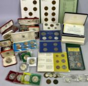 MIXED IRELAND, GREAT BRITAIN & OTHER COIN COLLECTION - to include two George III Hibernia half