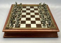 DANBURY MINT 'FANTASY OF THE CRYSTAL' - Chess Set with certificate