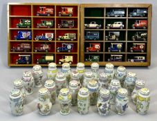 LEDO VINTAGE VEHICLES - collection sets in displays and Lenox 'Spice Pot' Collection