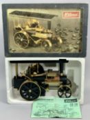 WILESCO LIVE STEAM TRACTION ENGINE - D406 Black complete with box