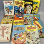 VINTAGE CHILDREN'S ANNUALS - a Collection of 13 including The Beano Book 1970, The Dandy Book