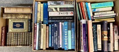 ANTIQUE VINTAGE & LATER BOOKS - including 12 volumes 'The Poems of William Shakespeare 1851',