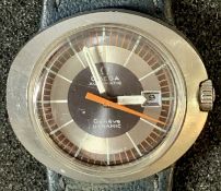 LADY'S OMEGA GENEVE DYNAMIC AUTOMATIC WRISTWATCH - with date aperture, stainless steel case and