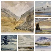 AUDREY HIND limited edition print (160/540) - titled 'Llanberis', 32 x 45cms, GEOFFREY COWTON