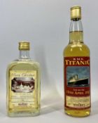 THE WHISKY CONNOISSEUR - two bottles to include RMS Titanic Single Spayside Malt Scotch Whisky