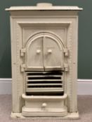 VINTAGE CAST IRON STOVE/FIRE, 87cms H, 56cms W, 40cms D