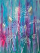 SUE TRUSLER watercolour - 'Summer', 65 x 50cmsComments: framed in white