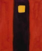 ADRIAN PAUL METCALFE watercolour - abstract, entitled verso 'The Tower of Dhiavlos', unsigned, dated