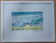 HEATHER TREHARNE JONES limited edition (6/200) print - 'St Donats Bay Autumn', 33 x 43cmsComments: