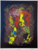 PAULINE THOMAS limited edition (1/50) print - 'Bushfire', signed, 57 x 47cmsComments: mounted