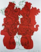 GLYN WILLIAMS limited edition (12/35) coloured print - entitled 'May (Flowers of Stone)', 50 x