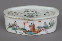 Chinesische Porzellan-Grillendose