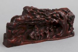 Chinesische Pinselablage der Qing Dynastie (1644-1912)