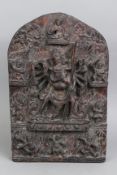Indische Stele mit Chakrasamvara und Vajravarahi