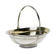 Henkelschälchen. Silber, innen vergoldet.