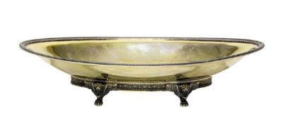 Vermeil-Anbietschale aus dem Service Maria Letizia Bonapartes (1750 - 1836) - genannt Madame Mère.