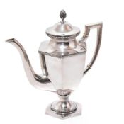 Teekanne. Deutsch | Silber.