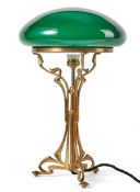 Jugendstil-Tischlampe wohl Wien, A.