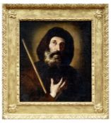 Fracanzano, Francesco (Attrib.): Pilgermönch mit Wanderstab