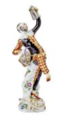 Harlekin mit Deckelkanne, Meissen, 20. Jh.