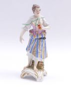 Frau mit Birne in der Hand, KPM Berlin, 19. Jh.