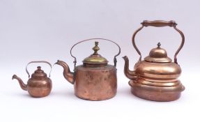 Drei Teekessel