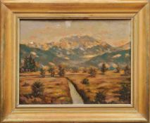 Herrmann, Curt (Attrib.): Loisachtal mit Benediktenwand