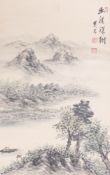 Hängerolle mit Shan-Shui-Landschaft, China
