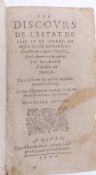 Machiavelli, Niccolò: Discours de l'estat de paix et de guerre