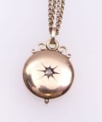 Medaillon mit Kette, Um 1900