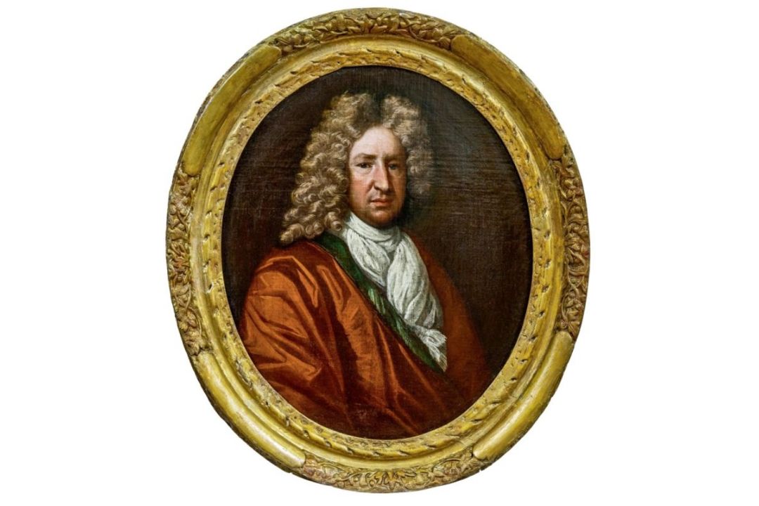 Ovales Bildnis eines adeligen Herren, Italienische Schule, A. 18. Jh.