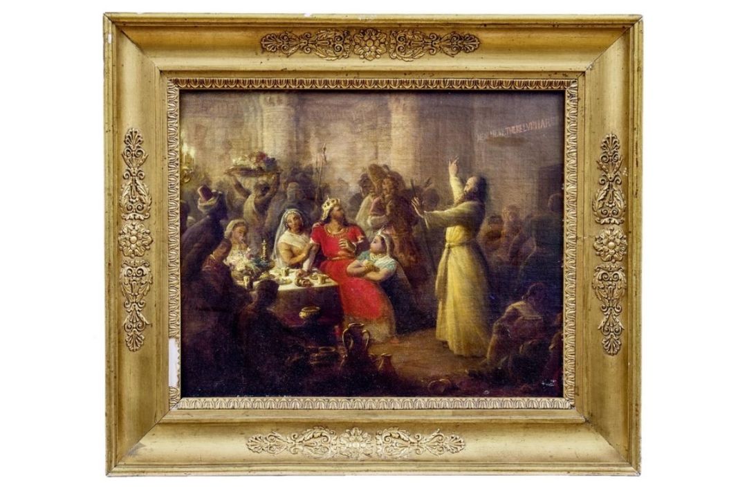 Reibisch, Günther Friedrich: Studie zum Gastmahl des Belsazar