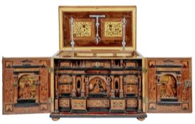 Museales Spätrenaissance-Kabinett, Süddeutschland, wohl Augsburg - 2. H. 17. Jh.